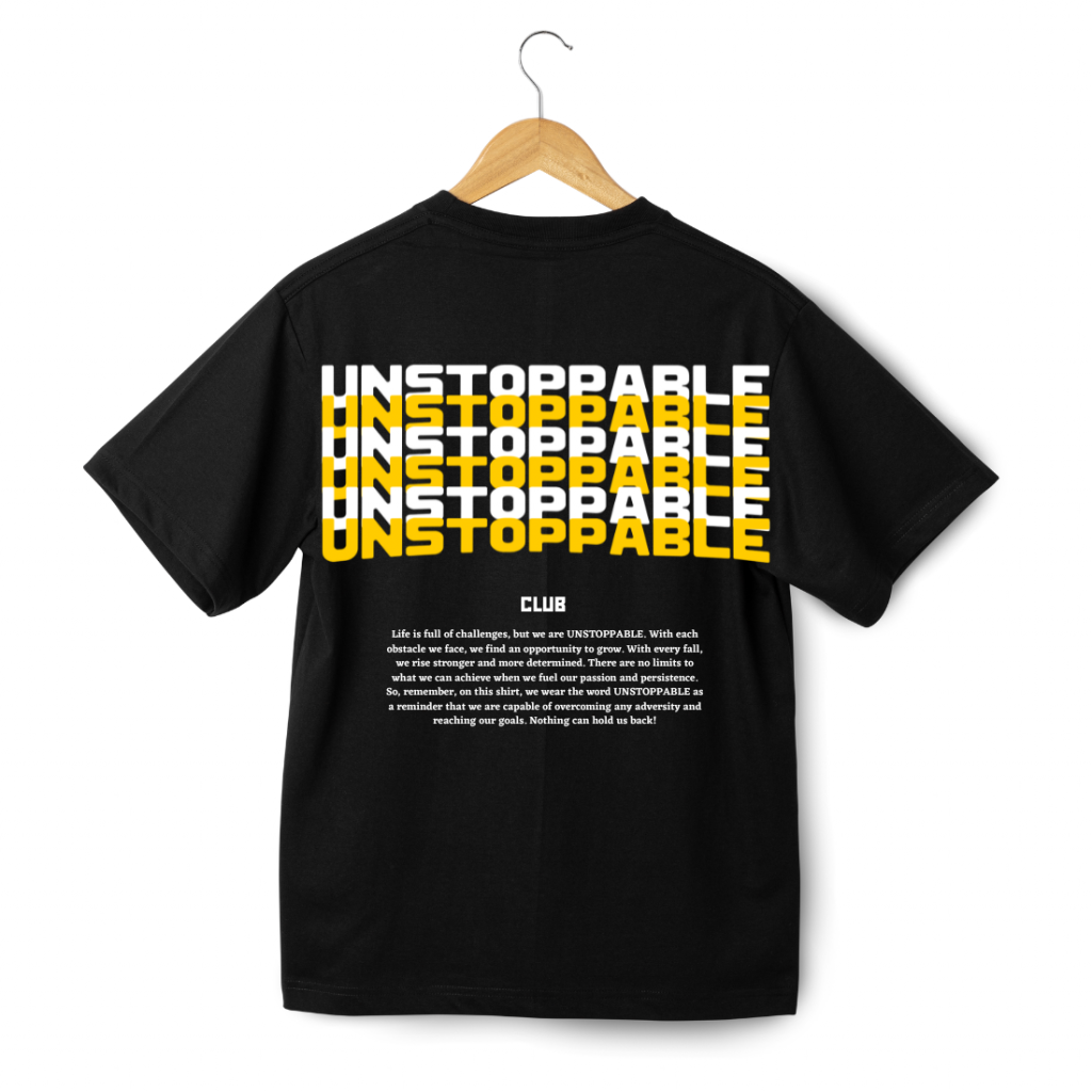 Camiseta-Croco-Collection-Unstoppable-Negra