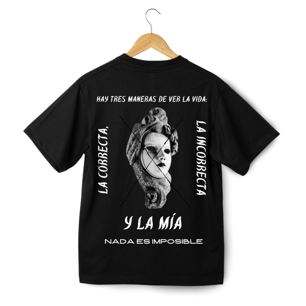 Camiseta-Croco-Collection-Visiones-Negra