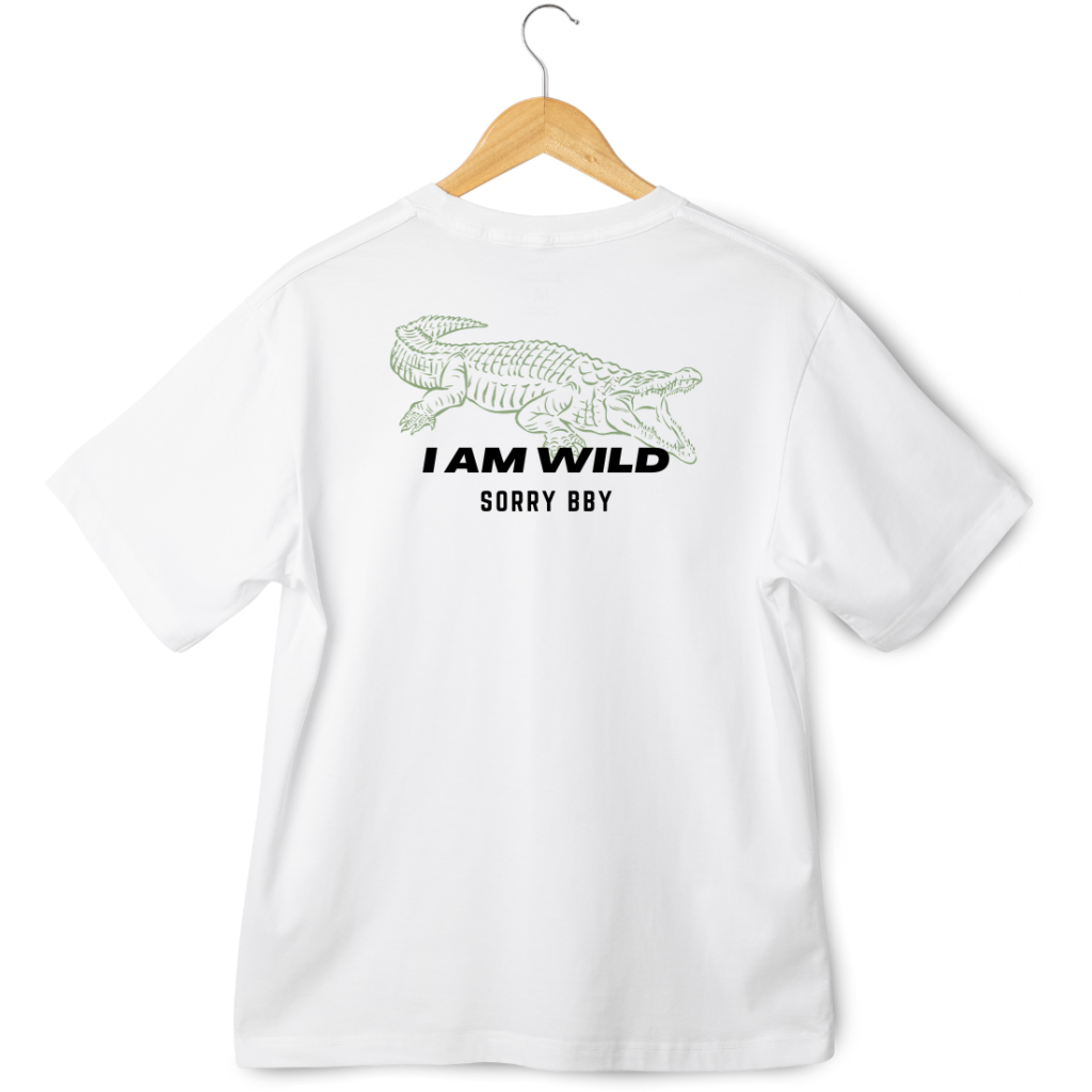 Camiseta-Croco-Collection-Wild-Blanca