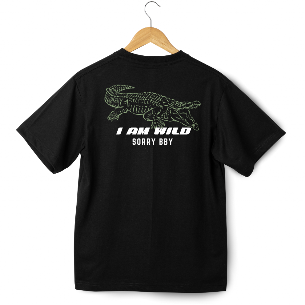 Camiseta Croco Collection - I Am Wild Sorry Bby